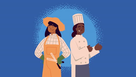 trabajadoras agrícolas y cocineras