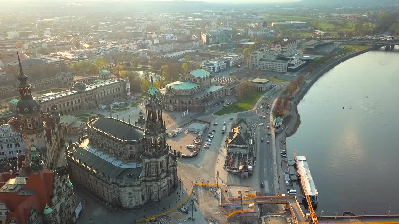 독일 의 드레스덴 의 공중 사진