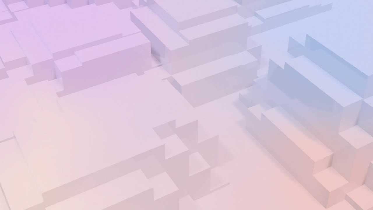 animación de bloques 3d que se mueven en el fondo