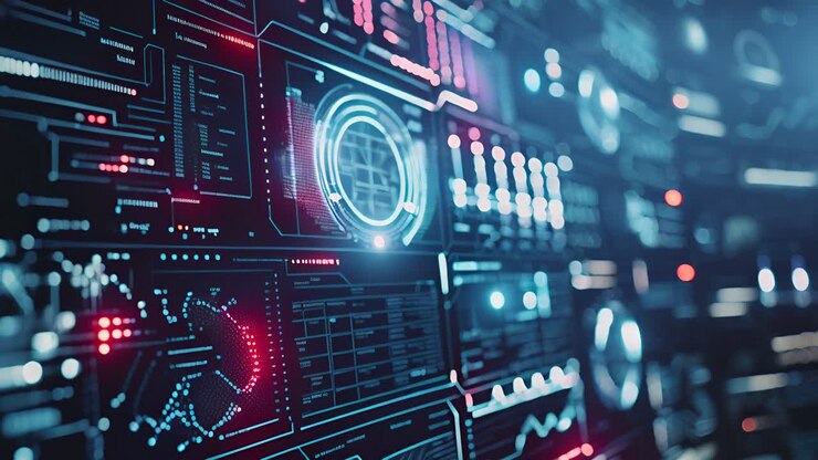 Futuristic Data Dashboard