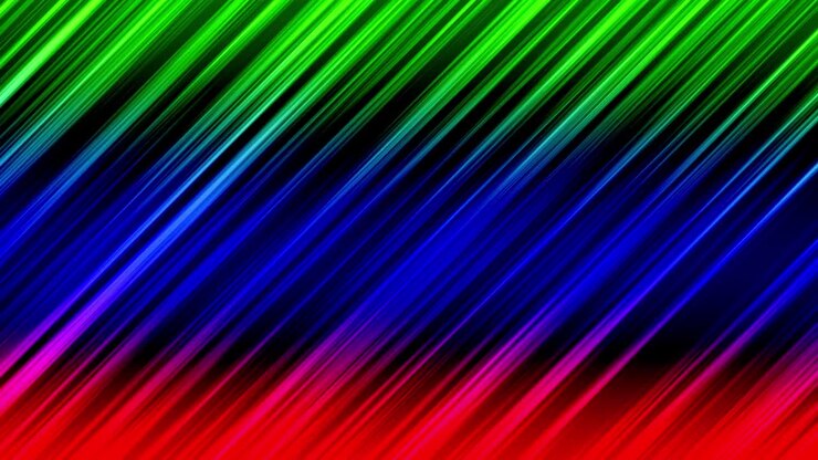Motion graphics con animazione di linee lampeggianti e appariscenti
