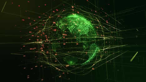 digital world, 5g ai technology stock video