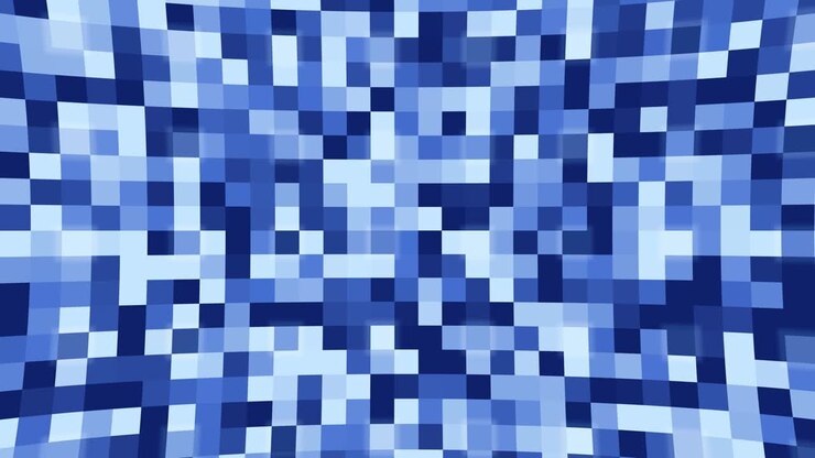 Sfondo animato astratto blu 4K in loop