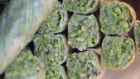 baklava de pistacho y sus derivados