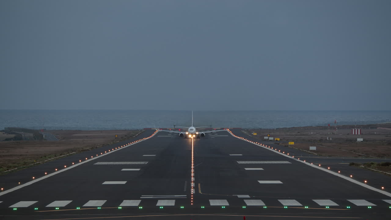 el avión está despegando.