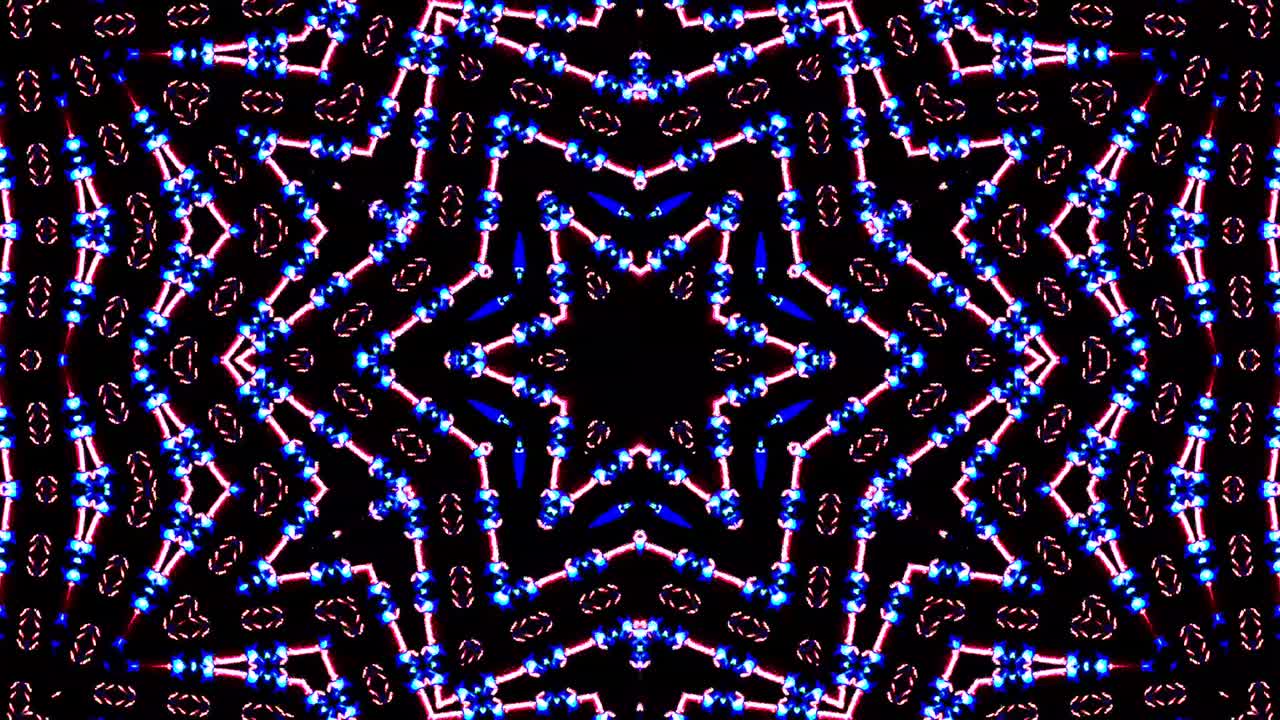 movimiento de onda de línea, colorido, sobre un fondo negro