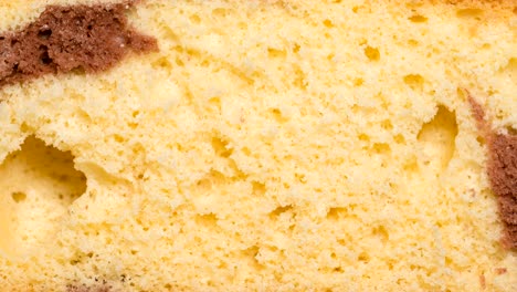 movimiento a través de una galleta de mármol