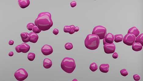 animación de fondo abstracto de forma de fluido líquido