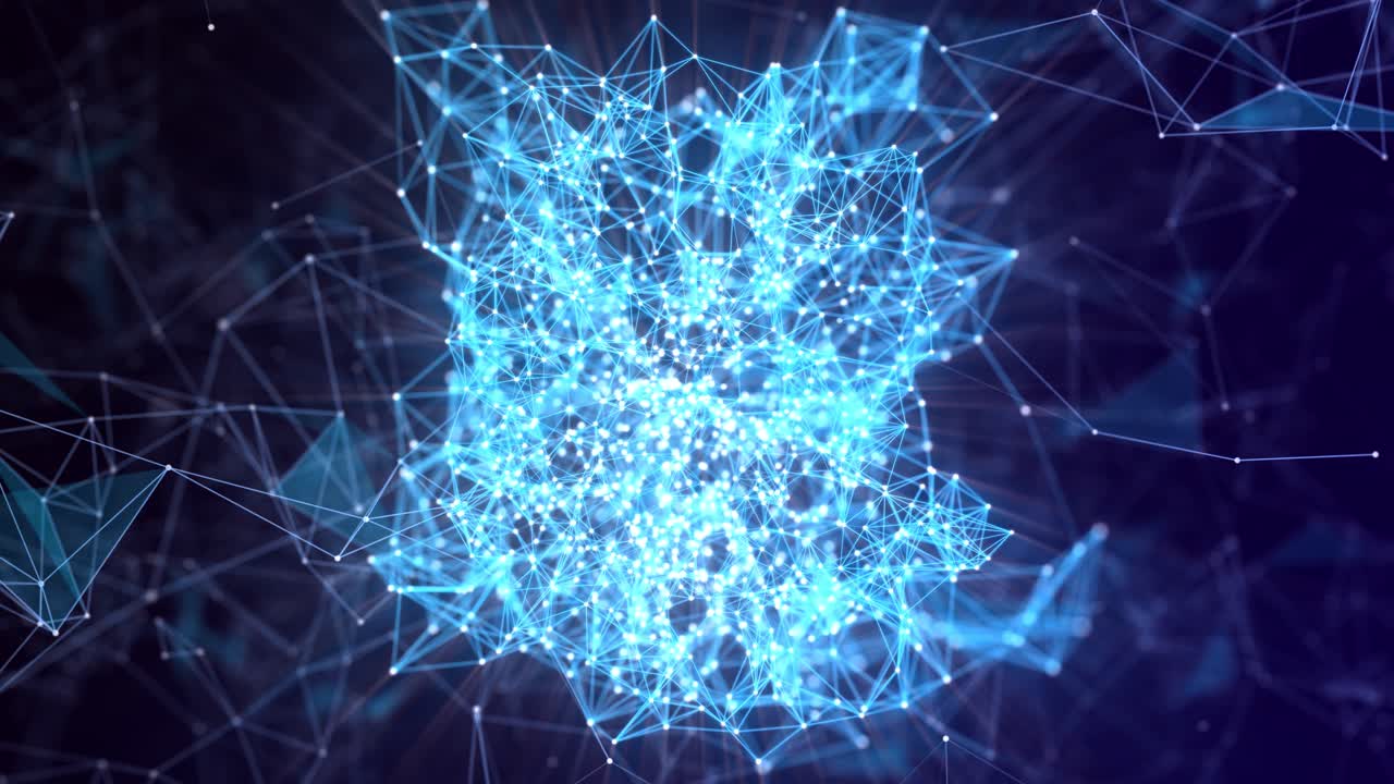 Countdown Ten Seconds Plexus Abstract Network 4K UHD