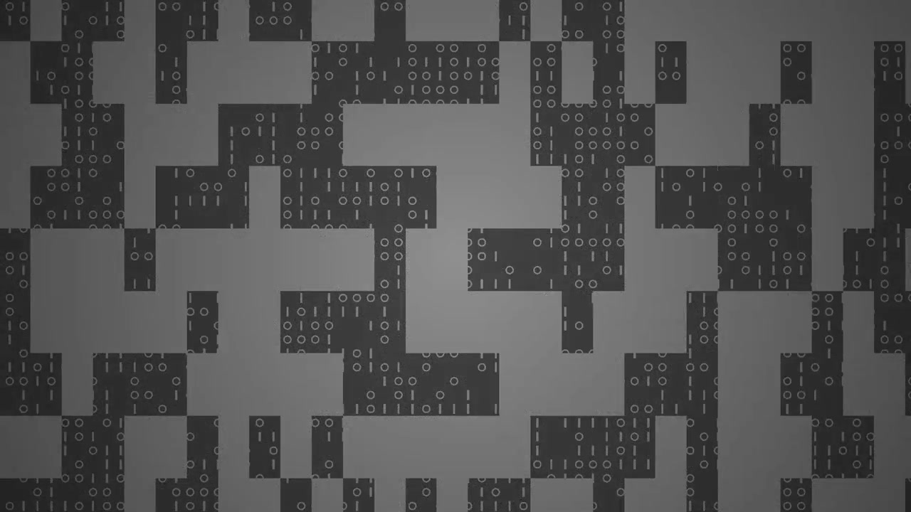 Abstrakt Digital Binær Kode Mønster Animation