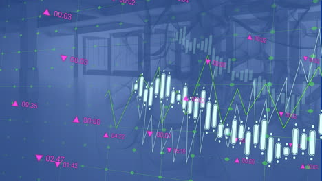 Animación-Del-Procesamiento-De-Datos-Financieros-En-Una-Oficina-Vacía