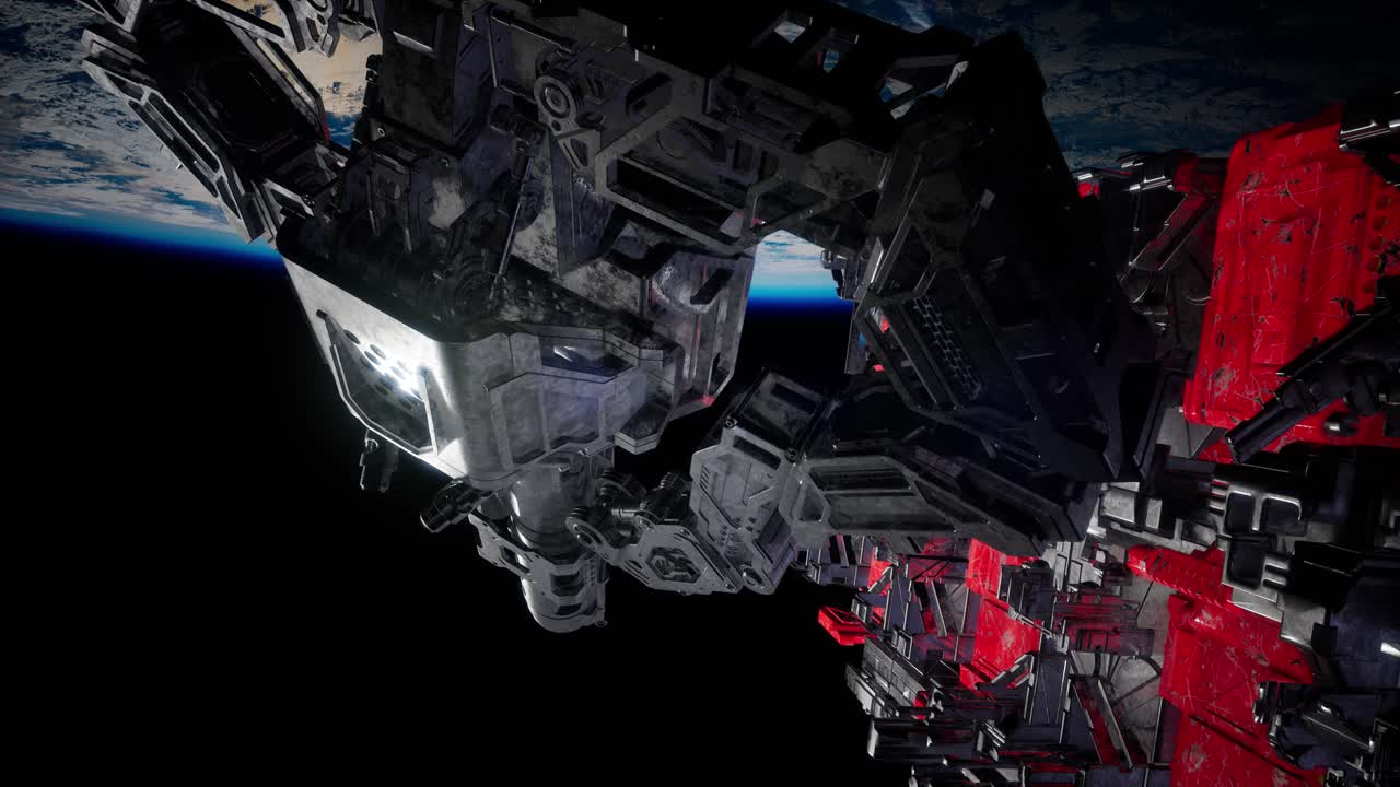 flota de naves espaciales masivas conocidas como naves madre tomando posición sobre la tierra