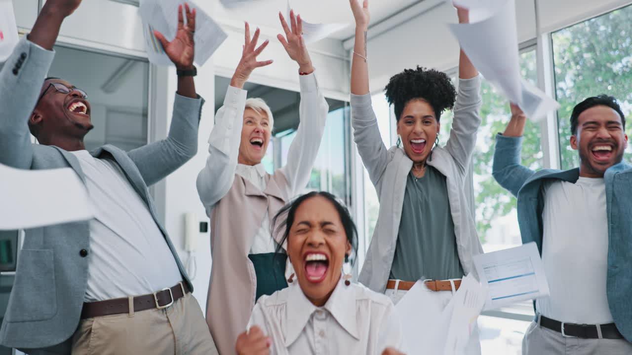 Business people, celebration