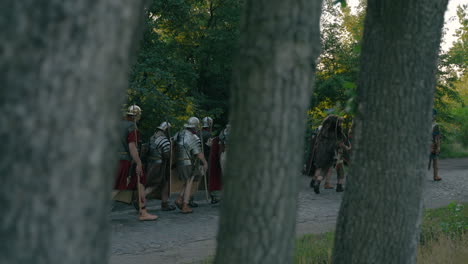 roman legion re-enactment