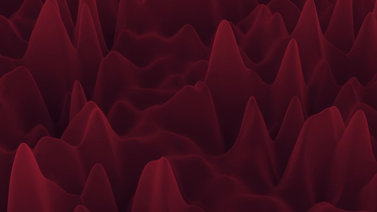Immagine ravvicinata che mostra una superficie rossa testurizzata con piccole protuberanze, forse un'opera d'arte astratta o una macrofotografia dettagliata che evidenzia la texture della superficie