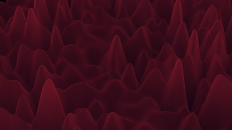 close-up image showing a textured red surface with small bumps, possibly an abstract art piece or a detailed macro shot highlighting surface texture
