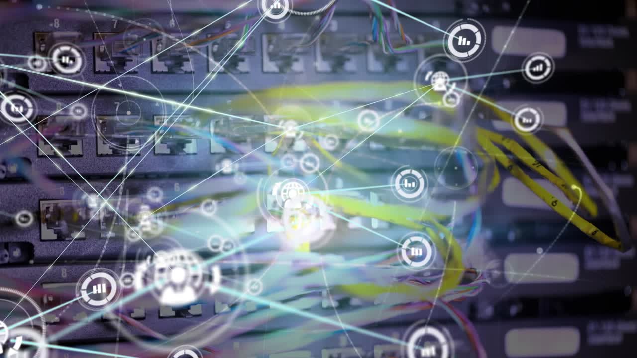 Animation of data processing over server