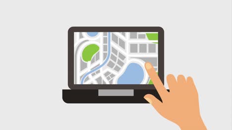 aplicación de navegación por gps