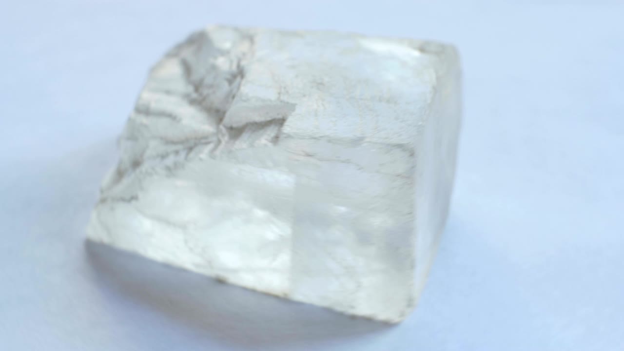 muestra de sal de roca