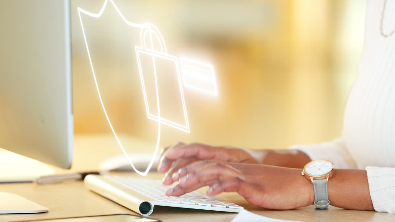 seguridad cibernética, contraseñas y tecnología con mujeres