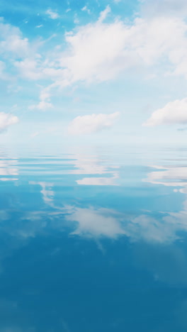 empty water surface, 3d rendering.