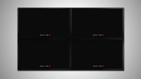 cctv monitor display on tv wall )