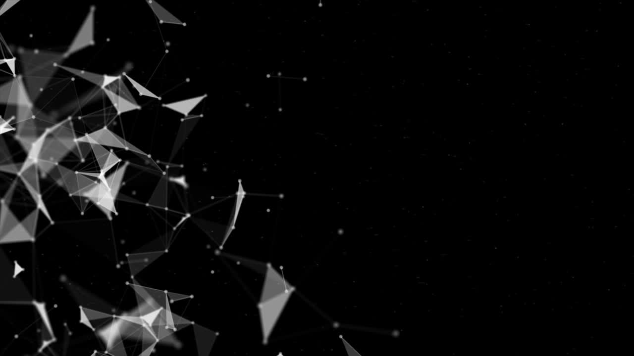 Plexus Background Loop with Green Screen for Keying