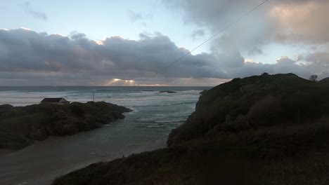 stormy afternoon in the countryside