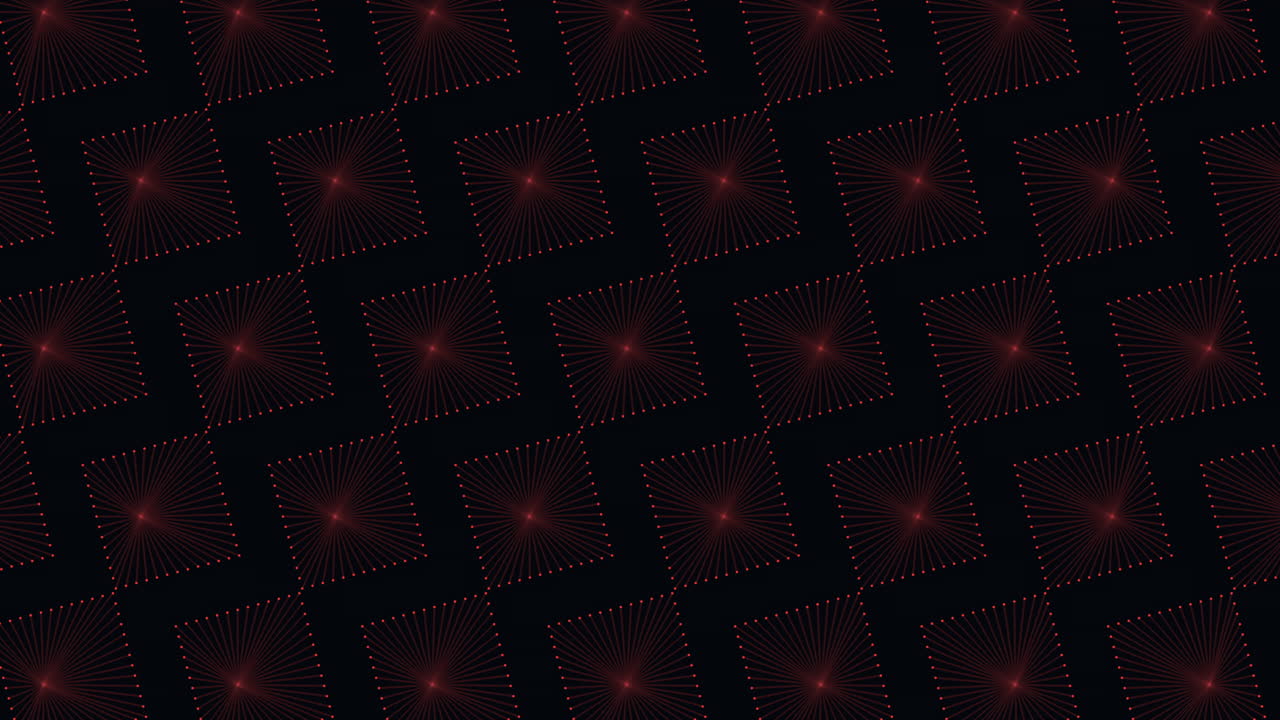 Geometric grid red and black square pattern with diamond center