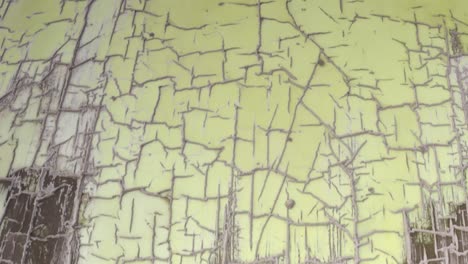 cracked paint texture and aerial view of farmland with salt flats