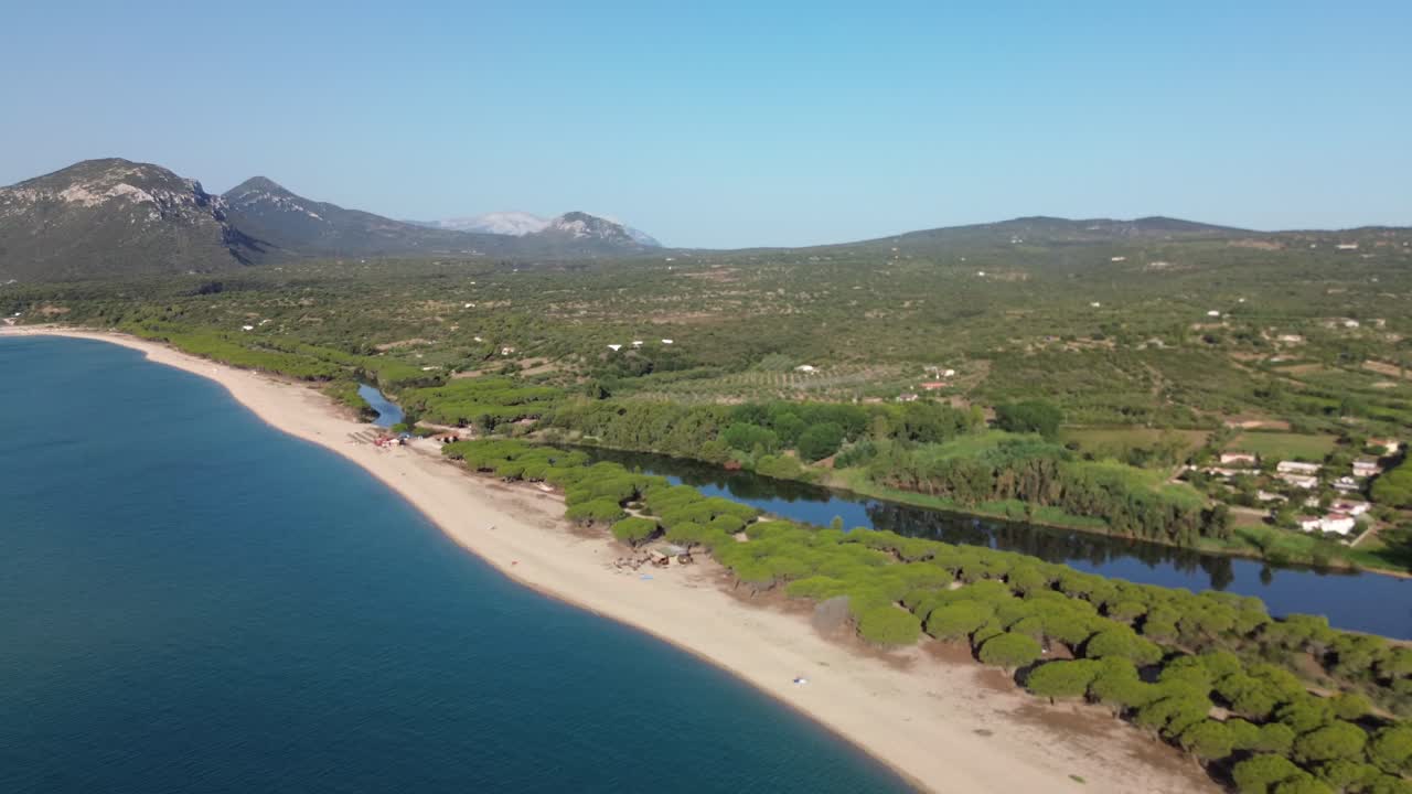 nature, vacation, summer, italy, beach, sea, travel, sand, water, coast, panorama, drone, lagoon, see, travel destinations, sardinia, landscape, ocean