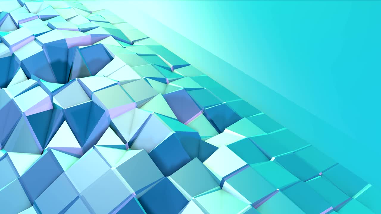 abstracto simple azul violeta baja poli superficie 3d como fondo psicodélico. suave geometría bajo fondo de movimiento poli con polígonos puros azules violetas. espacio de copia de fondo de bucle sin costuras 4k fullhd