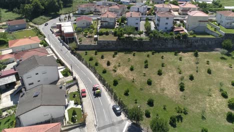 covid 19 disinfection aerial view