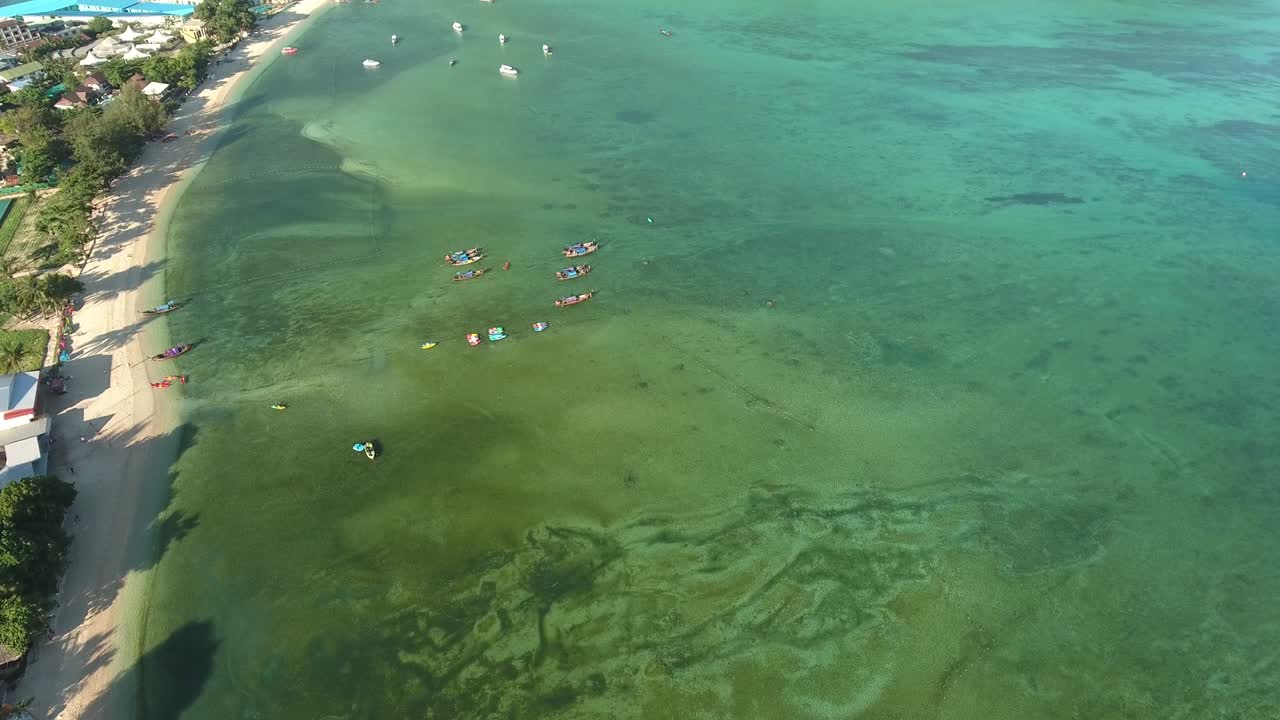 카우아이 하와이 해양 해안의 무인기 시각