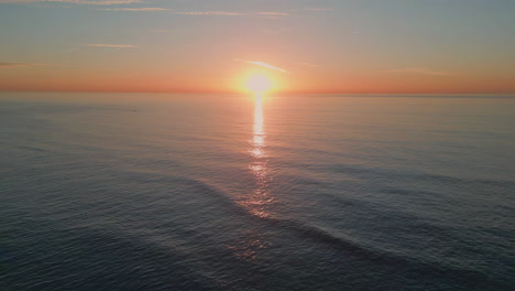 evening sea tide splashing slow motion. marine waves rippling at sunset nature