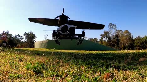 training flight with a quadcopter