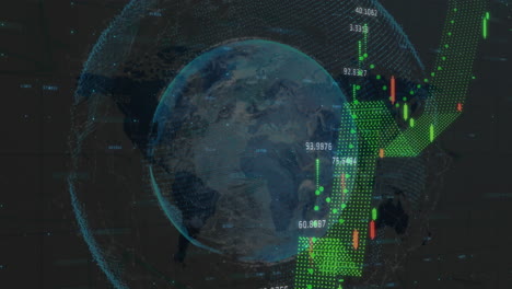 Animation-Von-Symbolen-Und-Finanzdatenverarbeitung-Auf-Der-Ganzen-Welt