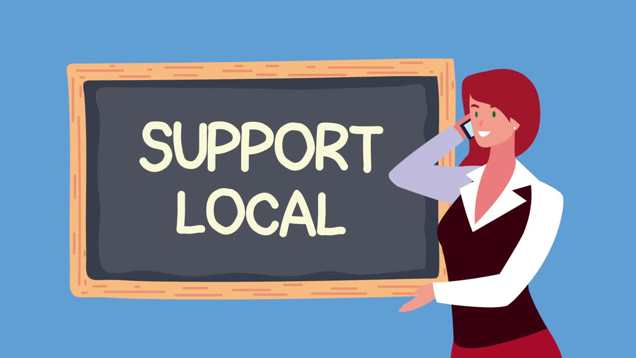 지역 기업을 지원하는 여성