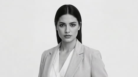 elegant monochromatic business portraits of a professional woman