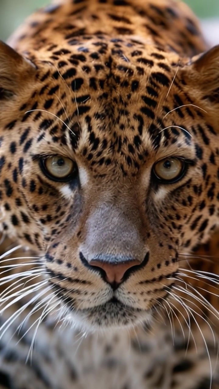 Görkemli Leoparla Yakın Bir Karşılaşma: Doğanın En İkonik Büyük Kedilerinden Birinin Yoğun Bakışlarını ve Eşsiz Desenlerini Keşfetmek