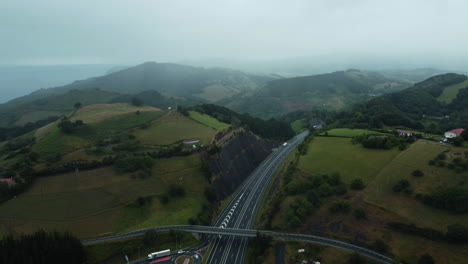 coastal highway winding through scenic mountainous landscape