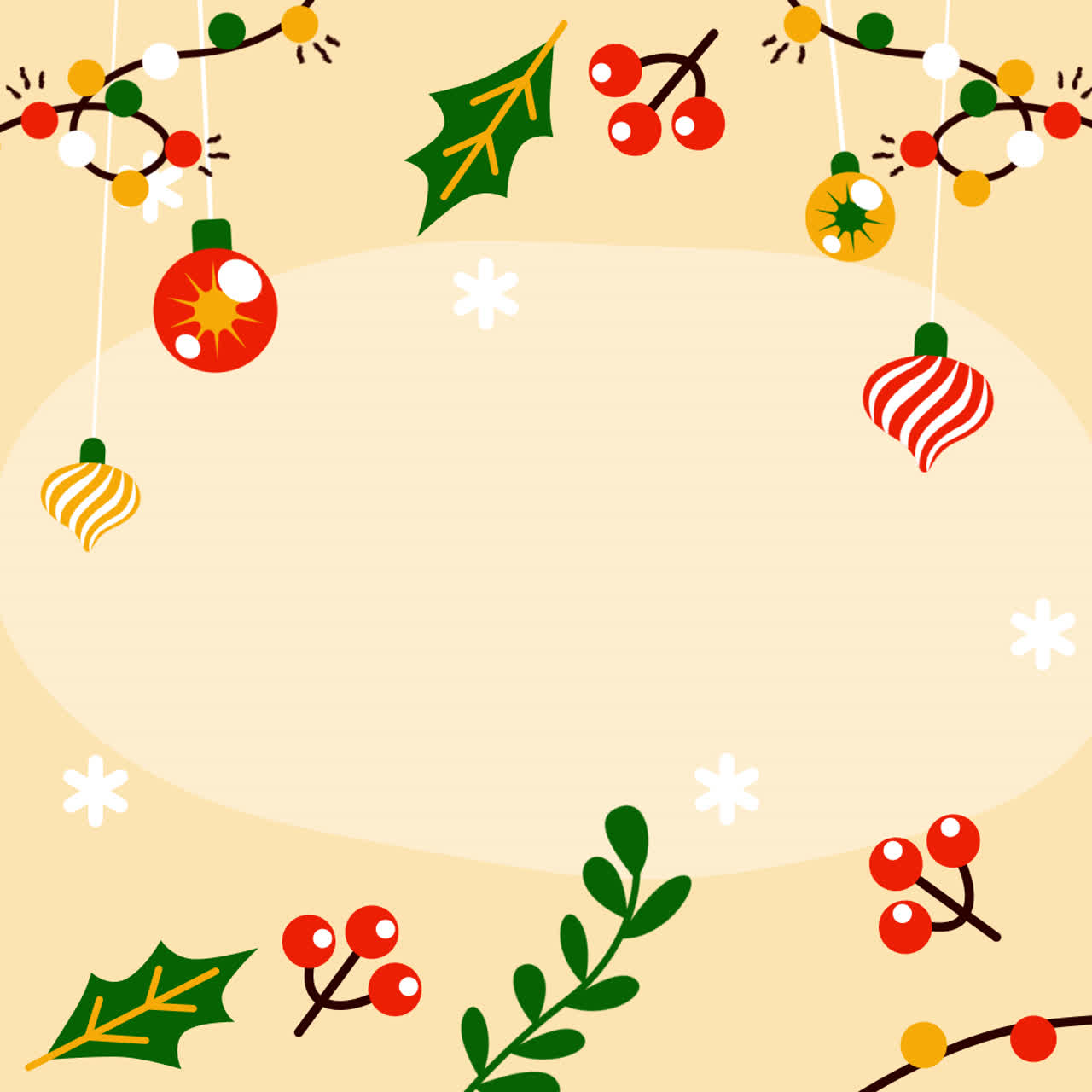 Christmas Decorations Background