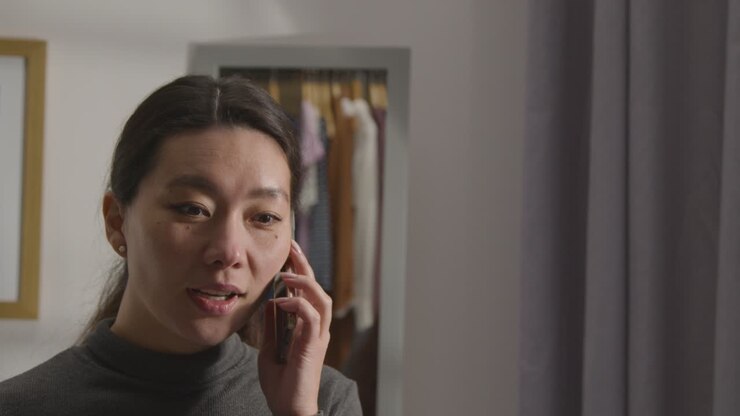 Pleased Young Woman At Home Receiving Phone Call Confirming Job Offer 2