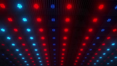 abstract futuristic glowing ceiling