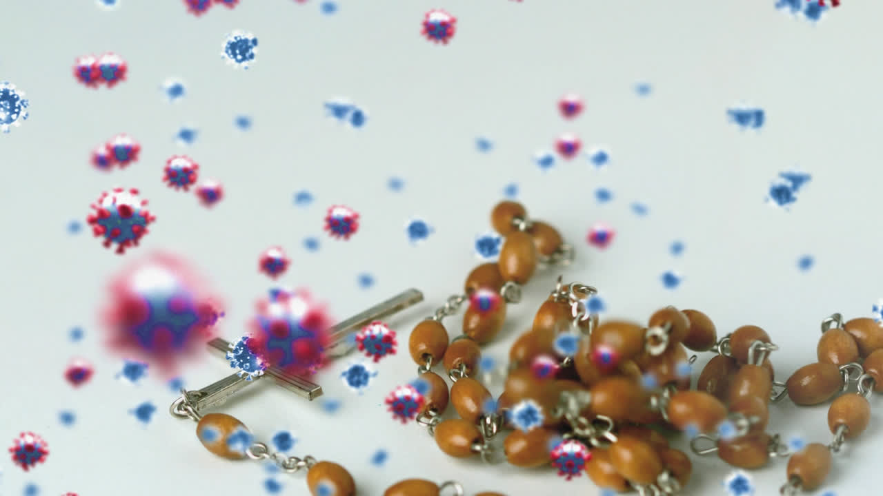 코로나19 세포가 주림에 맞서 움직이고 있다.