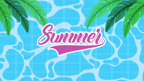 escena del mar en verano