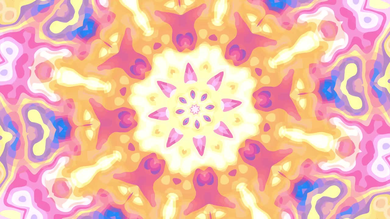 칼레이도스코프 추상 기하학적 효과 배경