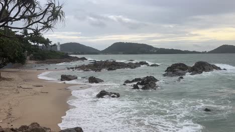 Patong beach phuket town city thailand andaman sea dusk sunset