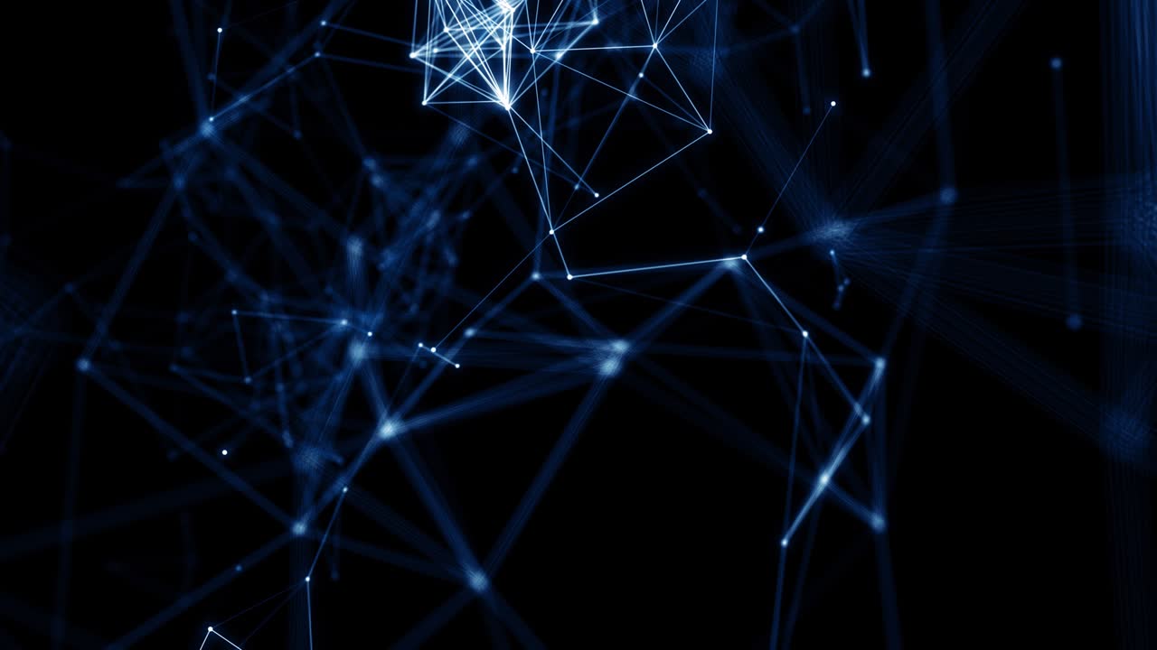 Plexus abstract network titles technology science background loop