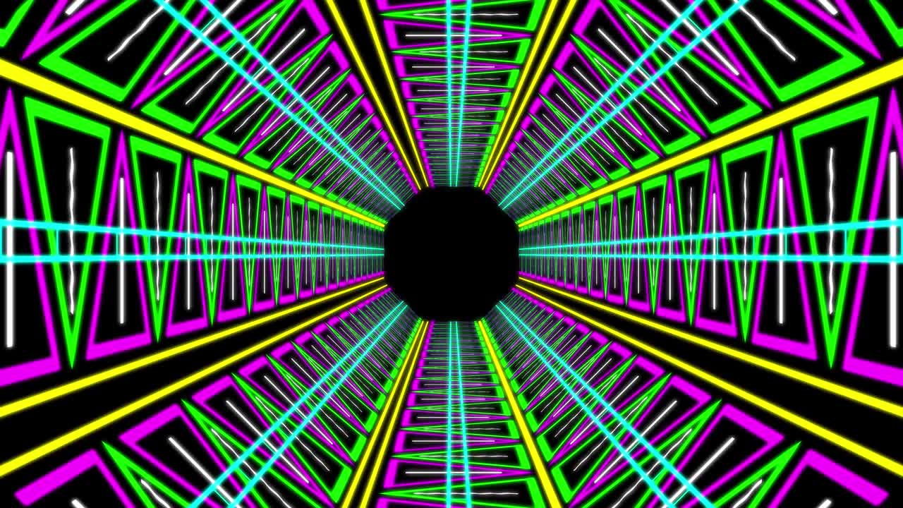 el progreso del túnel cibernético animación gráficos de movimiento
